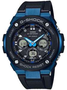 Casio G-Shock G-Steel Black and Blue Solar